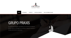 Desktop Screenshot of grupopraxis.com